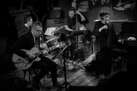 Με Sheila Jordan στο Duende jazz club