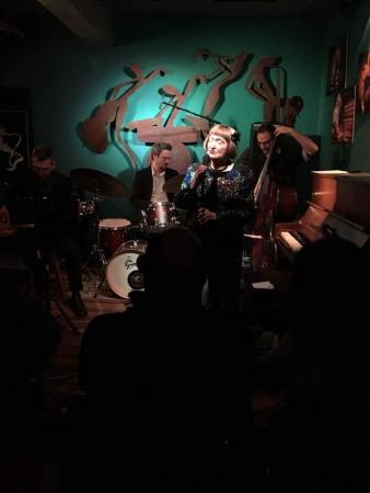 Με Sheila Jordan στο Duende jazz club